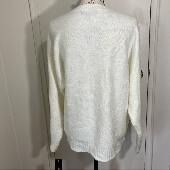 Plush Knit Sweater Pearl Accents - Picture 10 of 15